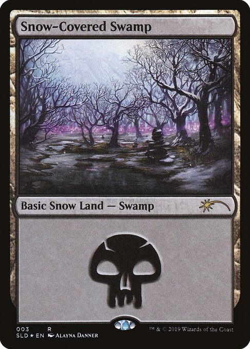 冠雪の沼 Snow-Covered Swamp SLD