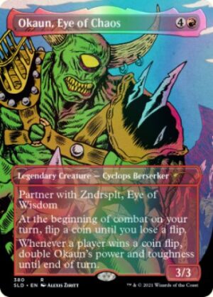 混沌の目、オカウン Okaun, Eye of Chaos380 SLD リバーシブル・カード